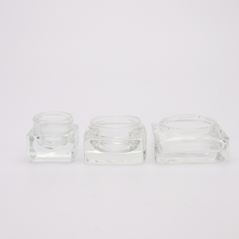 5ml 10ml 15ml 30ml Glass Manufacturer cosmetic glass packaging eye cream jar with lid