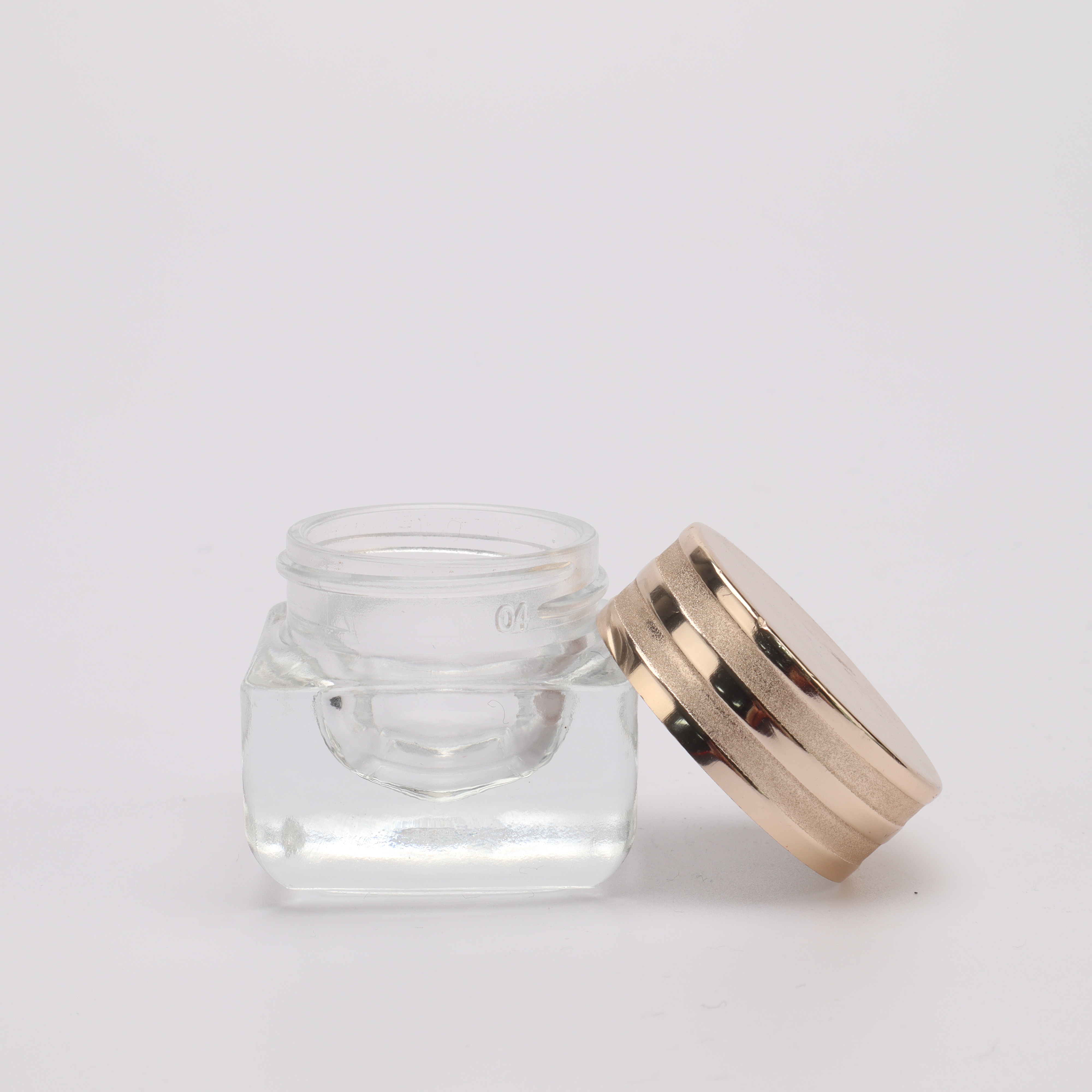 5ml 10ml 15ml 30ml Glass Manufacturer cosmetic glass packaging eye cream jar with lid