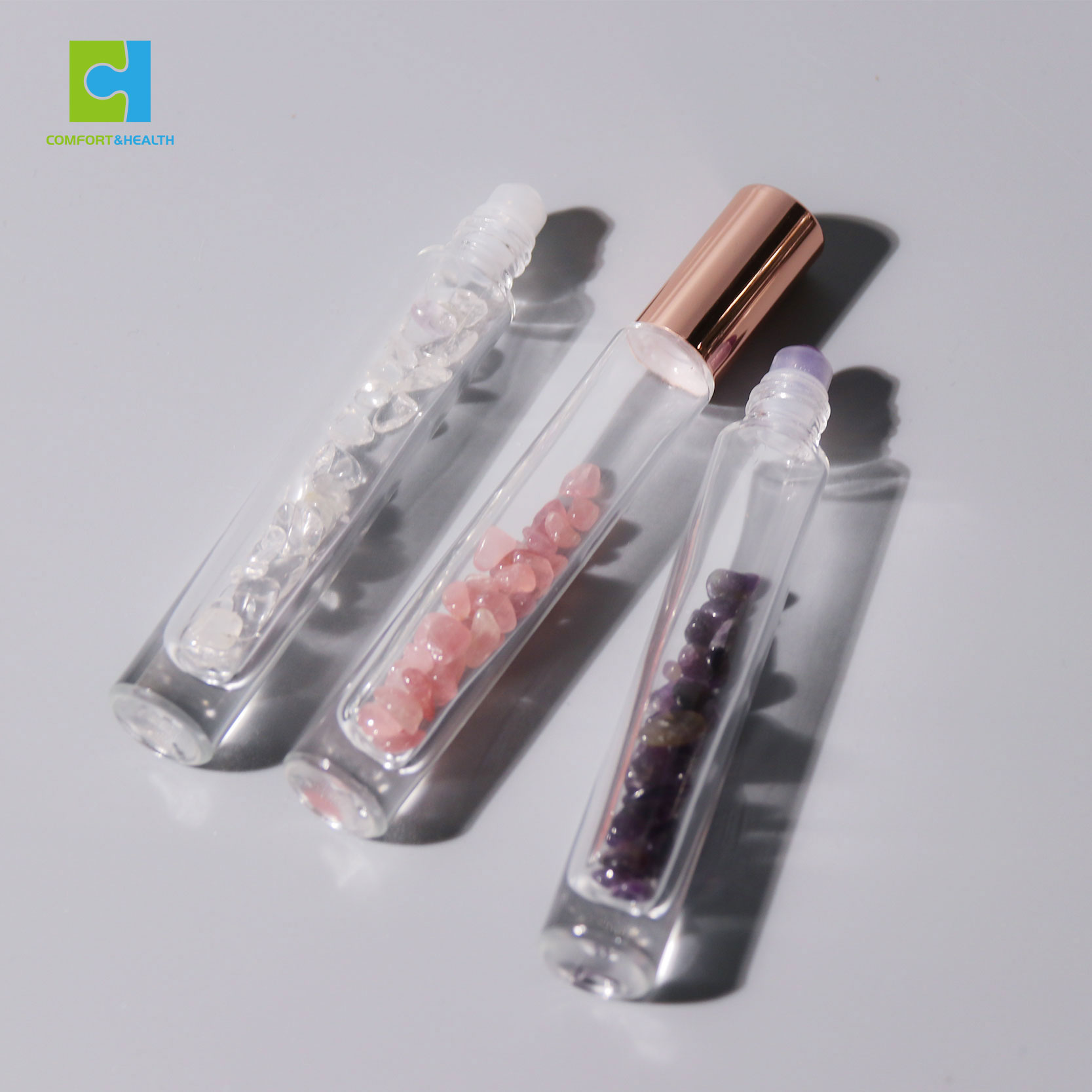 5ml 10ml 15ml Crystal Perfume Face Roller Essential Oil Bottle