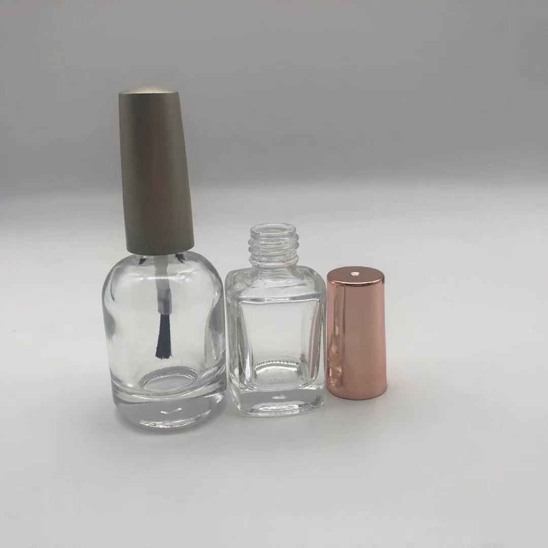 5ml 10ml 15ml Square Glass Nail Polish Bottle Manufacturer
