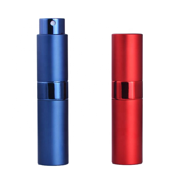 5ml 10ml 15ml Twist Up Refillable Aluminum Perfume Atomizer Spray Bottle