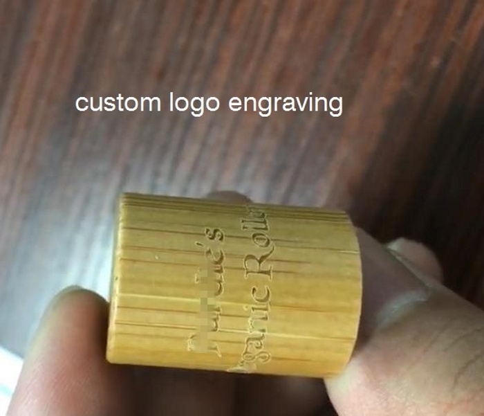 5ml 10ml 15ml eco friendly wooden bamboo perfume roll on bottle with metal glass roller ball