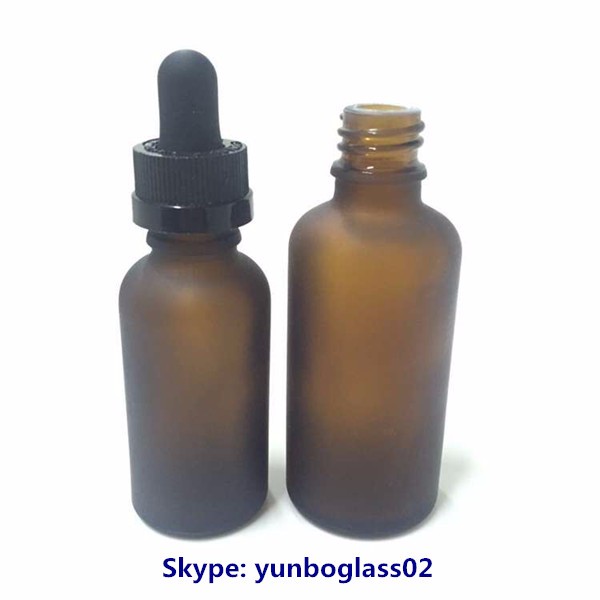 5ml 10ml 15ml glass amber essential oil 30 ml glass dropper bottle for aroma with tamper proof cap