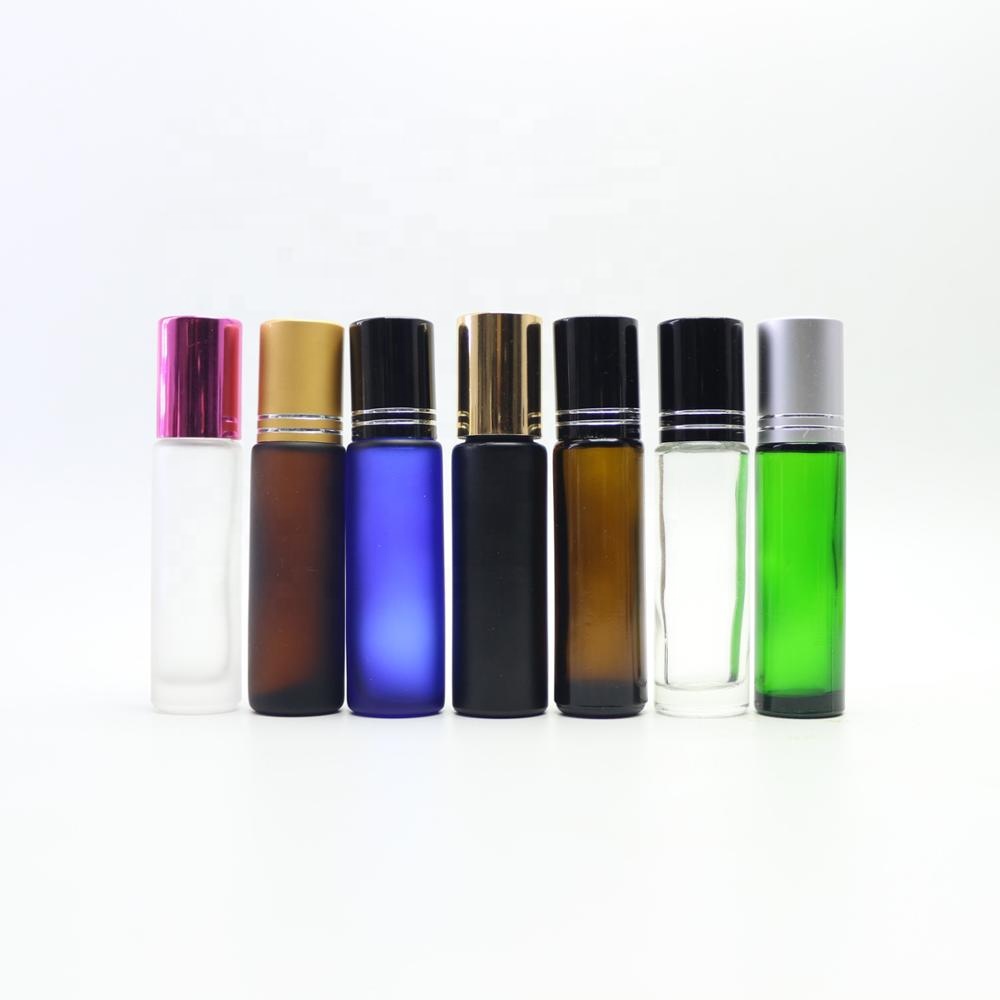 5ml 10ml 15ml white glass roll on bottles Roller-839R