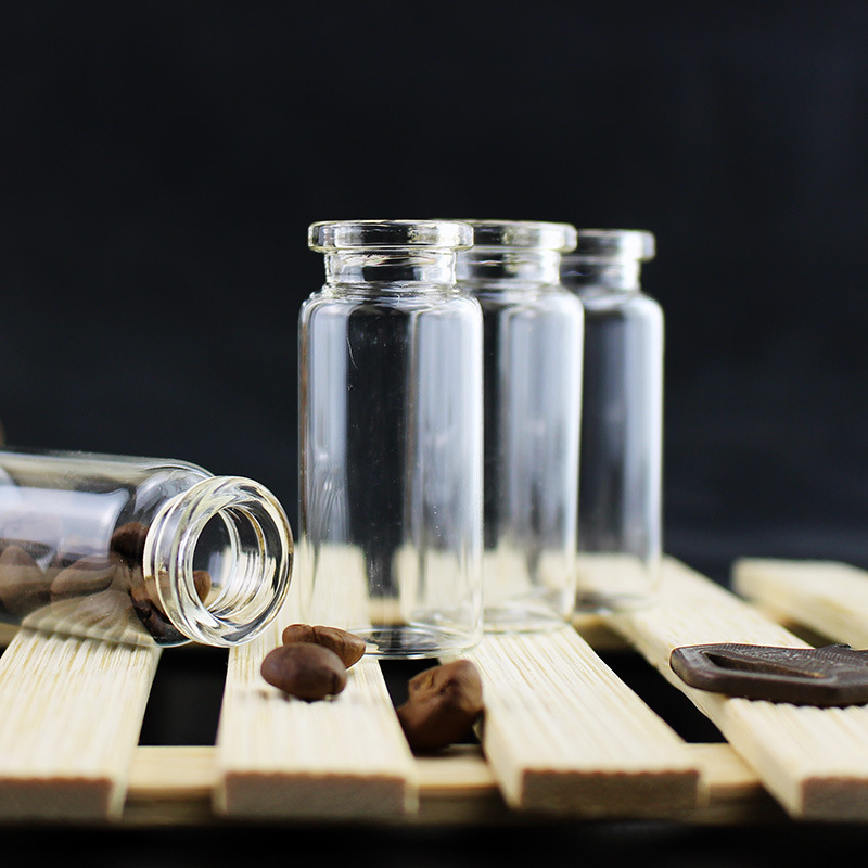 5ml 10ml 20ml 30ml 40ml 50ml DIY gift glass bottle Mini glass wishing bottle cork glass bottle
