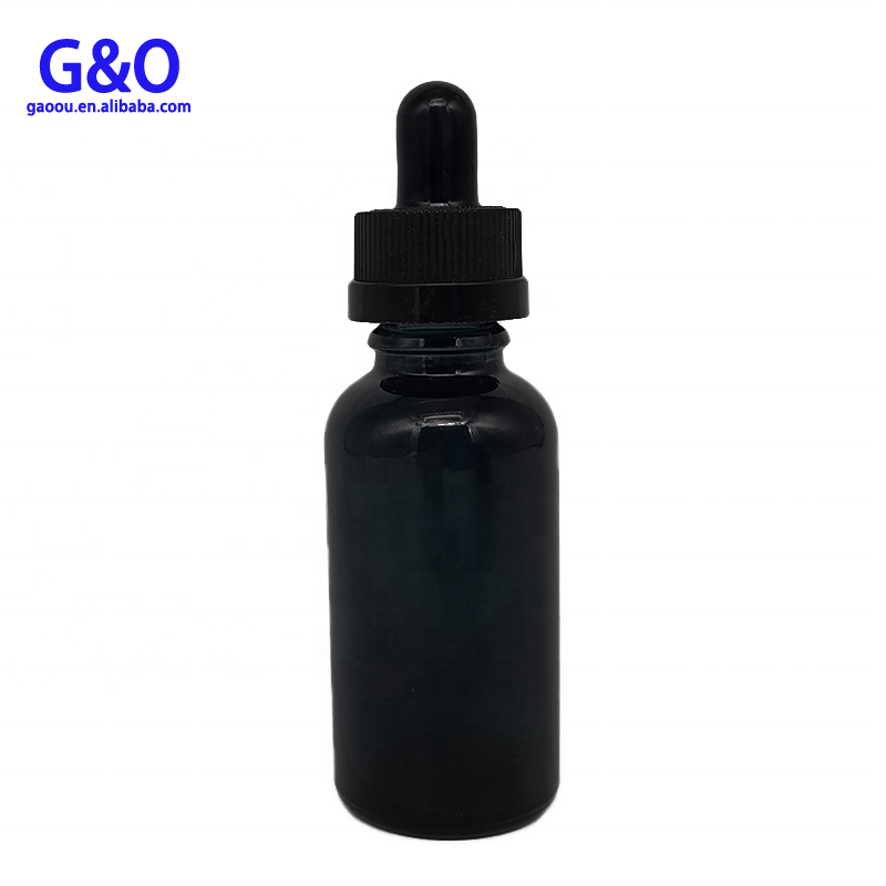 5ml 10ml 20ml 30ml 50ml 100ml black frosted vape amber blue eye glass dropper bottles vials for essential oil glass bottle