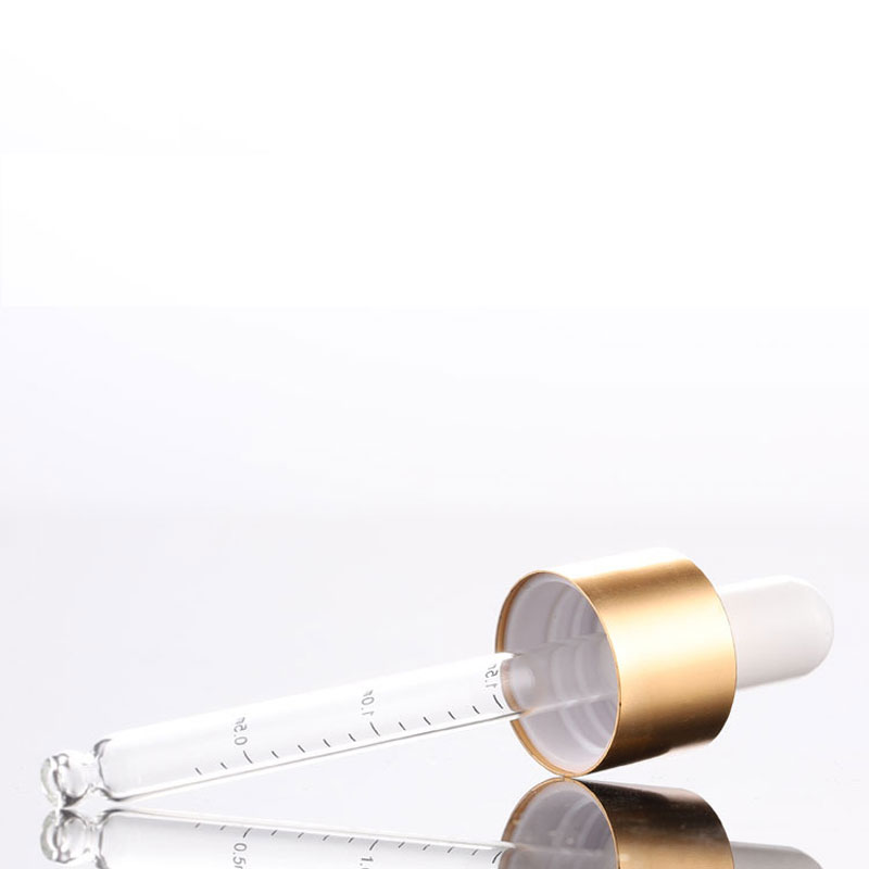 5ml 10ml 20ml 30ml 50ml 60ml 100ml Essential Basic Massage Oil Pipette Amber Glass Scale Dropper Bottle With Golden Cap