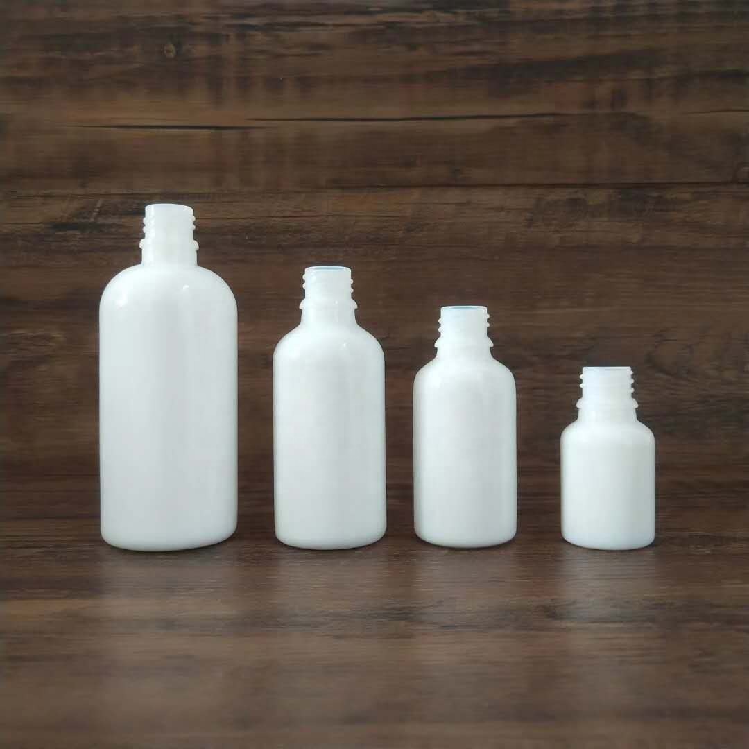 5ml 10ml 20ml 30ml 50ml glossy raw material white gold dropper ess oil face gel cosmetic lotion glass bottle emulsion pipette