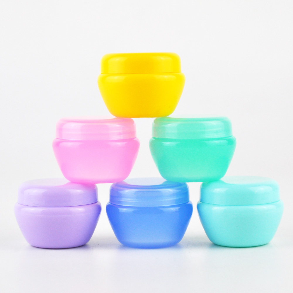 5ml 10ml 20ml 30ml 50ml lip balm plastic jar with gift box for face cream cosmetic