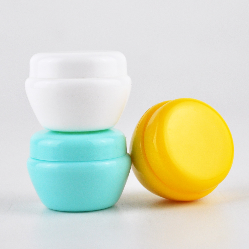 5ml 10ml 20ml 30ml 50ml lip balm plastic jar with gift box for face cream cosmetic