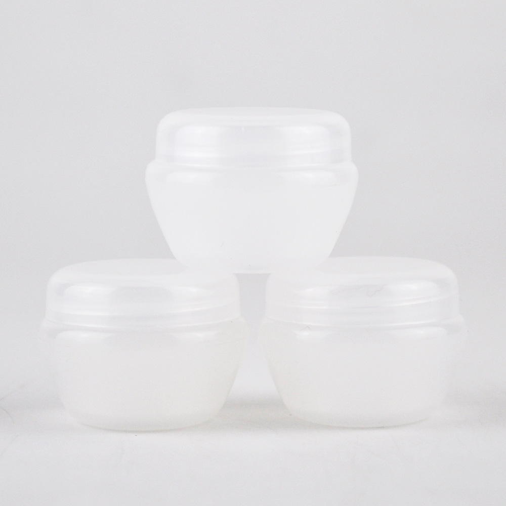5ml 10ml 20ml 30ml 50ml lip balm plastic jar with gift box for face cream cosmetic