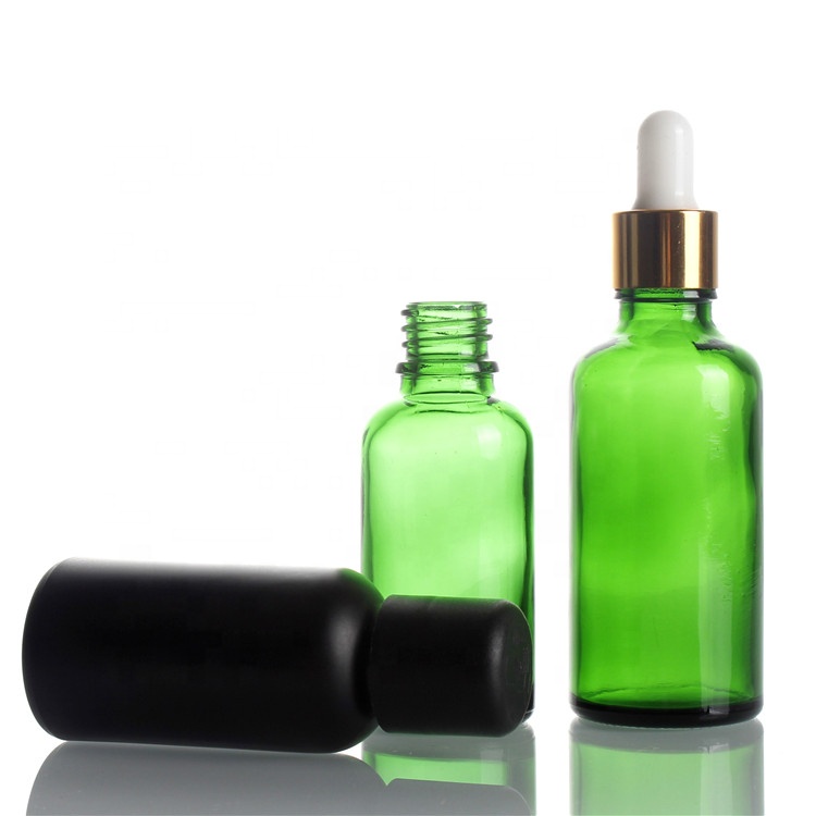 5ml 10ml 20ml 50ml Glass Dropper Essential Oil boston Bottle with dropper sprayer screw cap