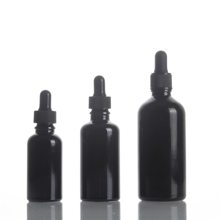 5ml 10ml 20ml 50ml Glass Dropper Essential Oil boston Bottle with dropper sprayer screw cap
