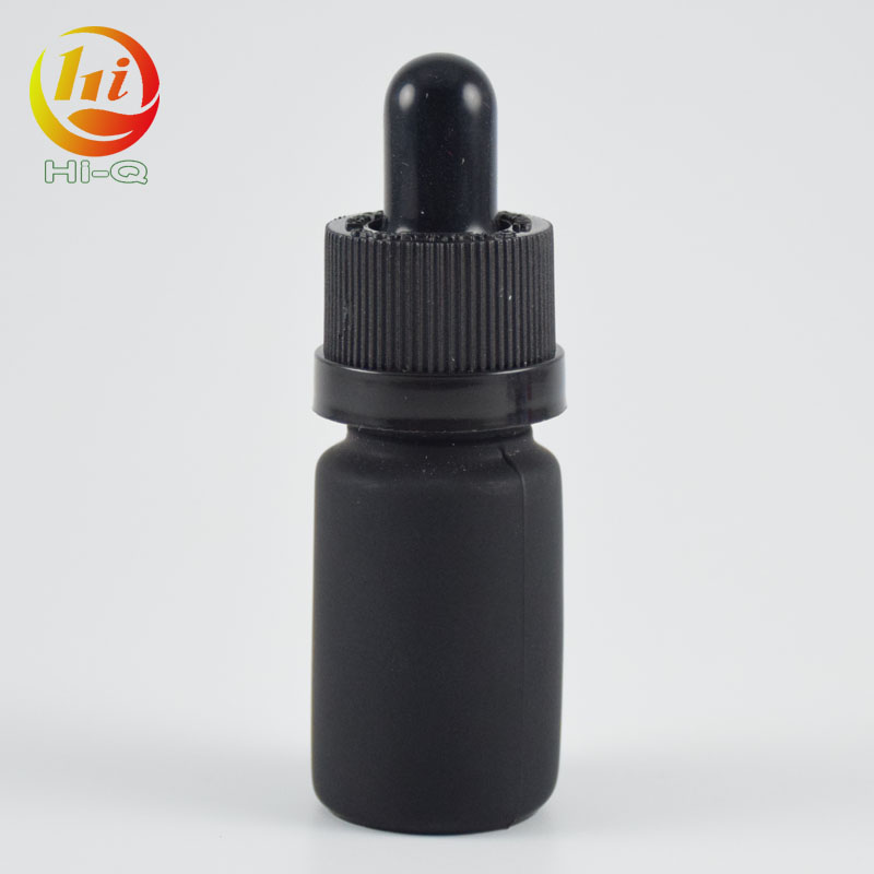 5ml 10ml 20ml black grey frosted glass bottles for e liquid essential oil bottle with dropper