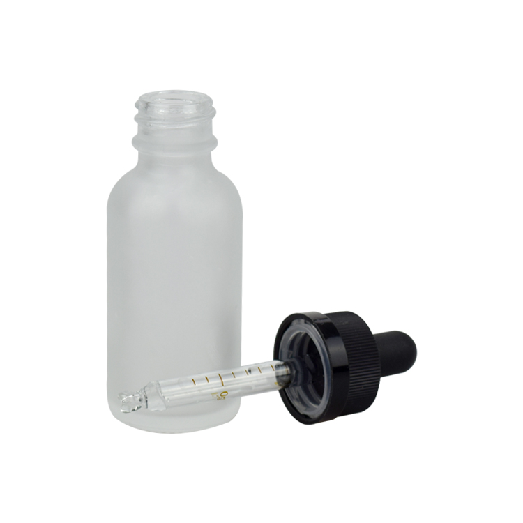 5ml 10ml 30ml 50ml 100ml Clear Frosted Glass Essential Oil Bottles 0.5OZ 1OZ 2OZ 4OZ 8OZ 16OZ Clear Frosted Boston Bottles