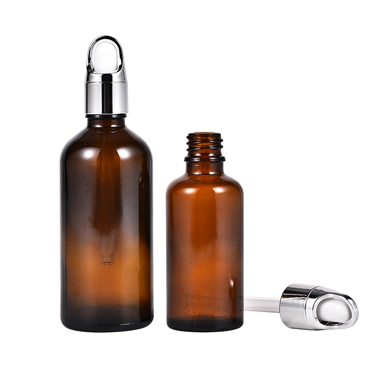 5ml 10ml 30ml 50ml 100ml electroplate gold silver glass dropper perfume bottle with glass dropper pipette wholesale