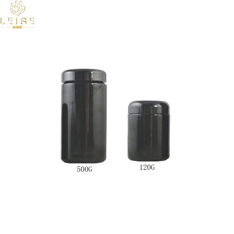 5ml 10ml 30ml 50ml 1oz 1.7oz optical glass bottles dark purple glass dropper bottle with bamboo cap for beard oil