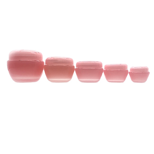 5ml 10ml 30ml 50ml Flat PP Plastic Cream Jar Cosmetic Empty Jar