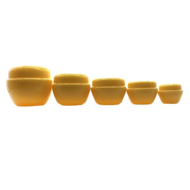 5ml 10ml 30ml 50ml Flat PP Plastic Cream Jar Cosmetic Empty Jar