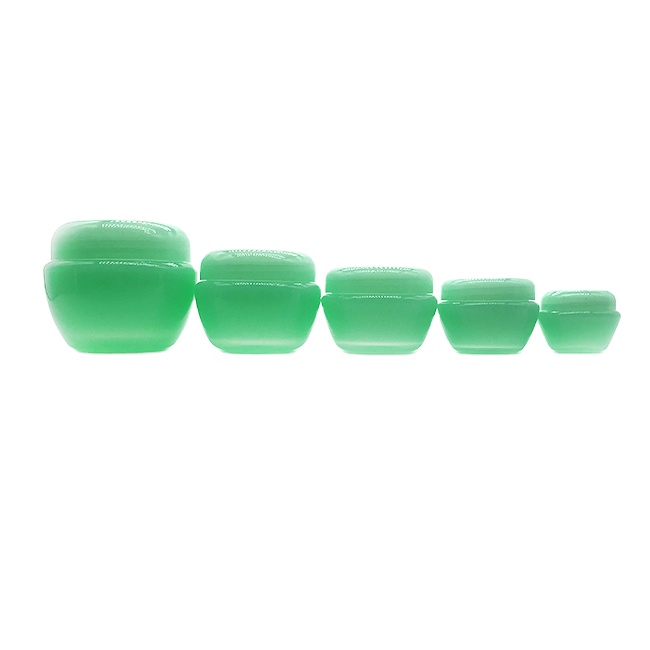 5ml 10ml 30ml 50ml Flat PP Plastic Cream Jar Cosmetic Empty Jar
