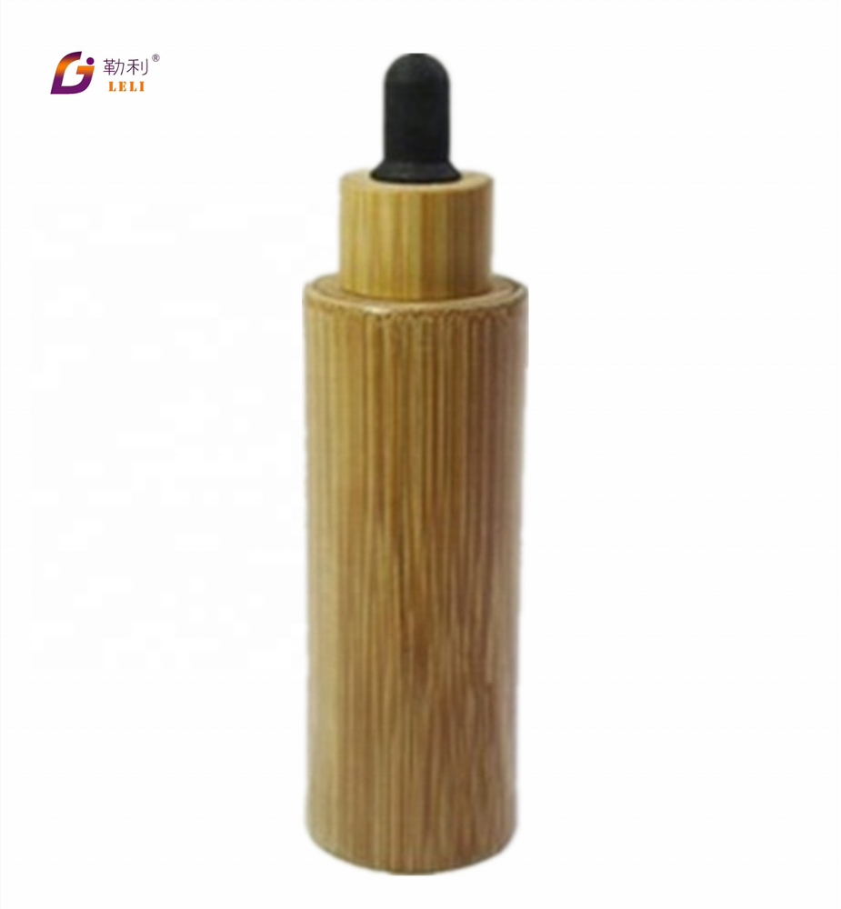 5ml,10ml,30ml,50ml High quality glass dropper bottle with bamboo cap