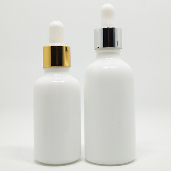 5ml 10ml 30ml 50ml essential oil serum black white clear frosted  red glass packaging perfume dropper bottle