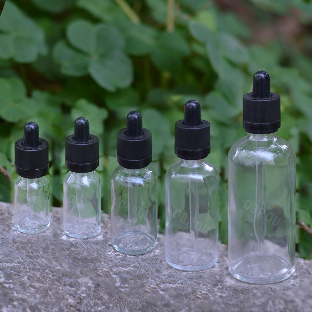5ml 10ml 50ml 100ml perfume bottles for liquor glass dropper bottle with glass pipette