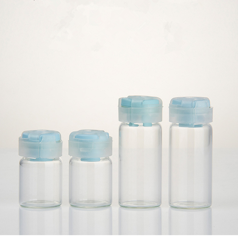 5ml 10ml Crimp Injection Pharmaceutical Sample Dram Amber transparent Glass Bottle Vials with Aluminum Cap