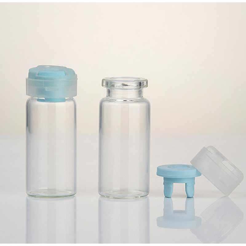5ml 10ml Crimp Injection Pharmaceutical Sample Dram Amber transparent Glass Bottle Vials with Aluminum Cap
