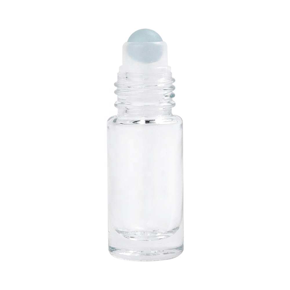 5ml 10ml Cylinder Roll-on Glass Cosmetic Bottles