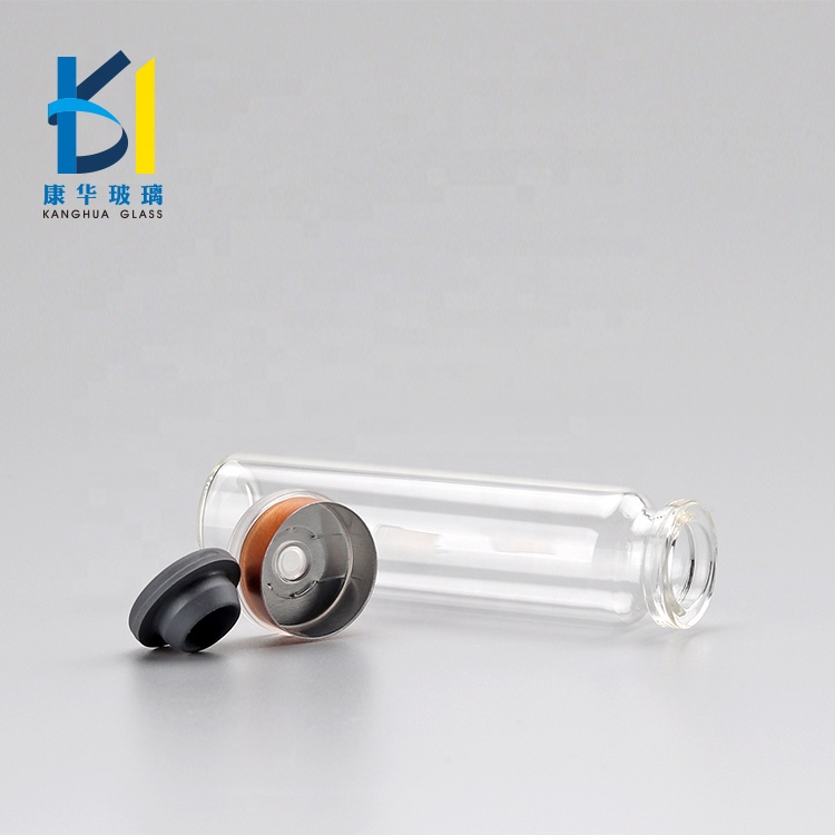 5ml 10ml Empty Mini Pharmacy Butyl Rubber Stoppers Caps Glass Bottle Sterile Vials Botox Injectable Bottle