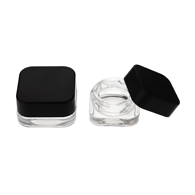 5ml 10ml Premium Glass Concentrate Jars Containers Glass Jars Dab Wax With Child Resistant Lid