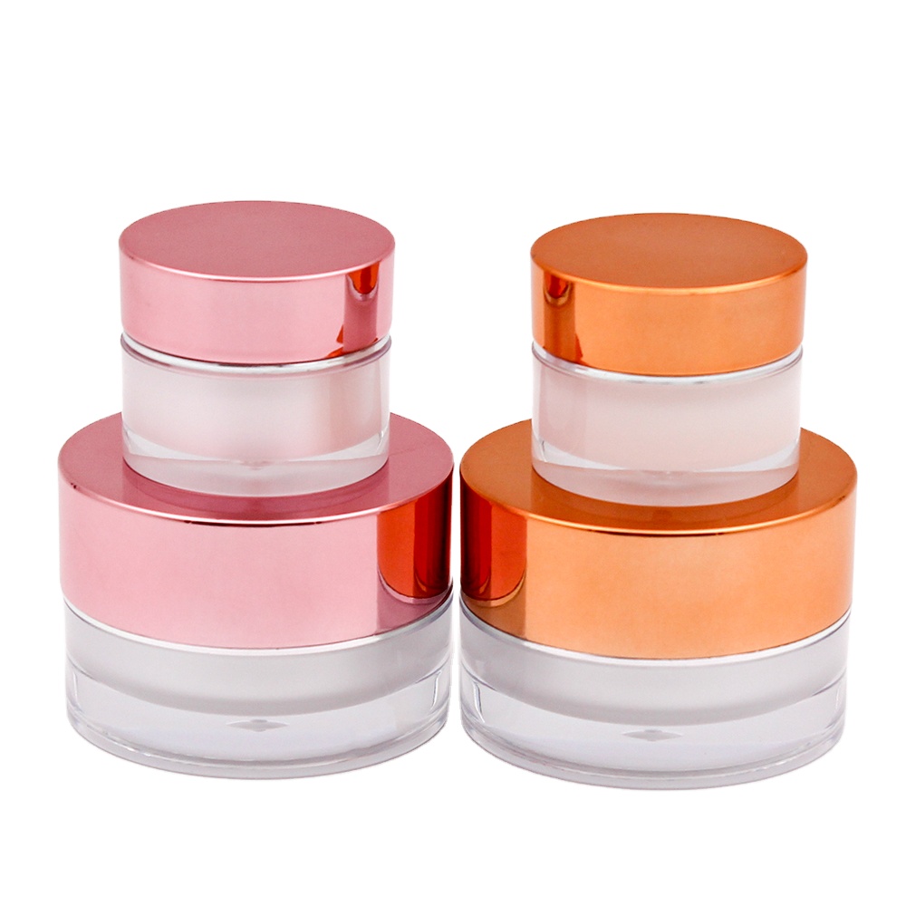 5ml 10ml clear acrylic cosmetic jars