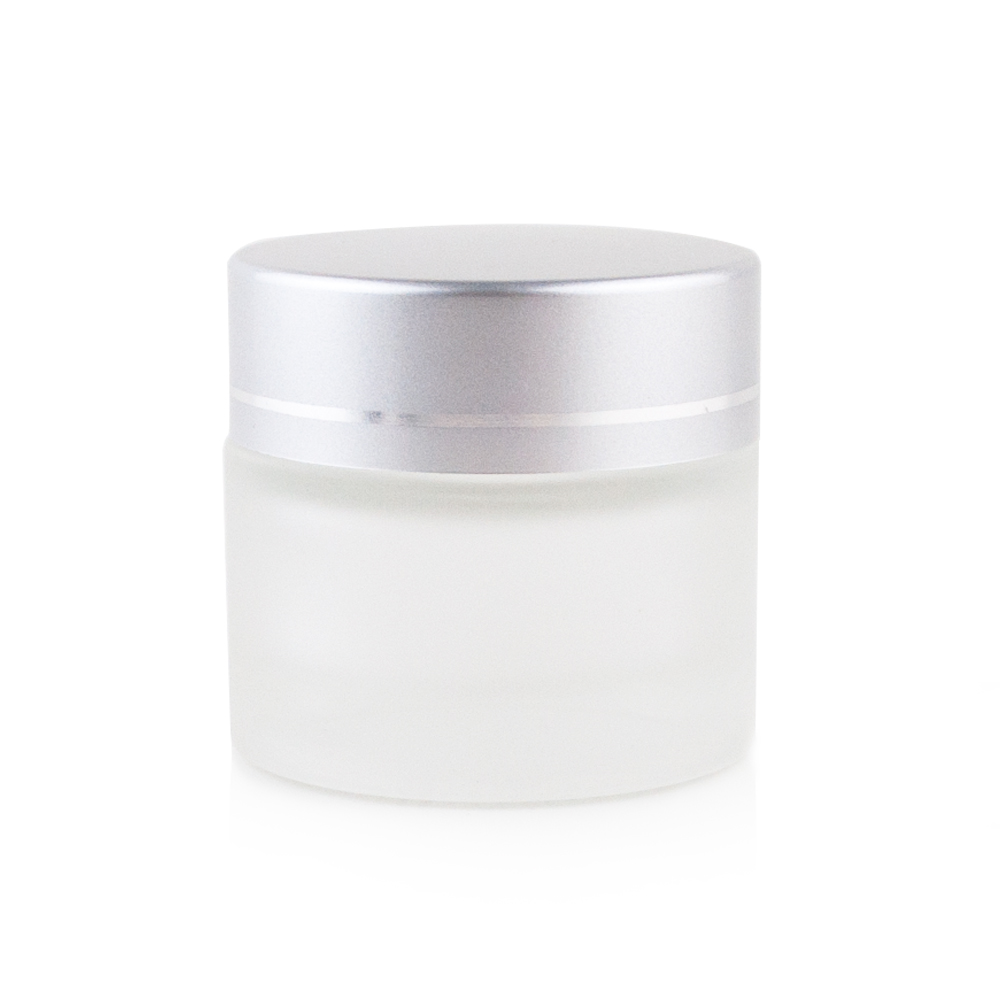5ml 10ml clear amber frosted glass small cosmetic jar for lip balm