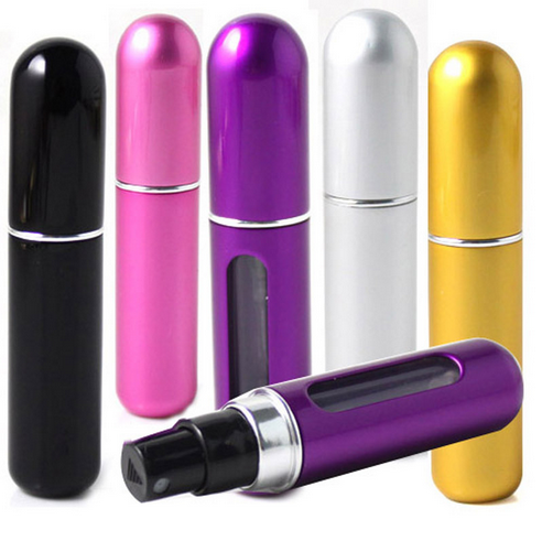 5ml 10ml clear perfume bottles with sprayer personalised pocket perfume spray bottles refillable bottle atomizer