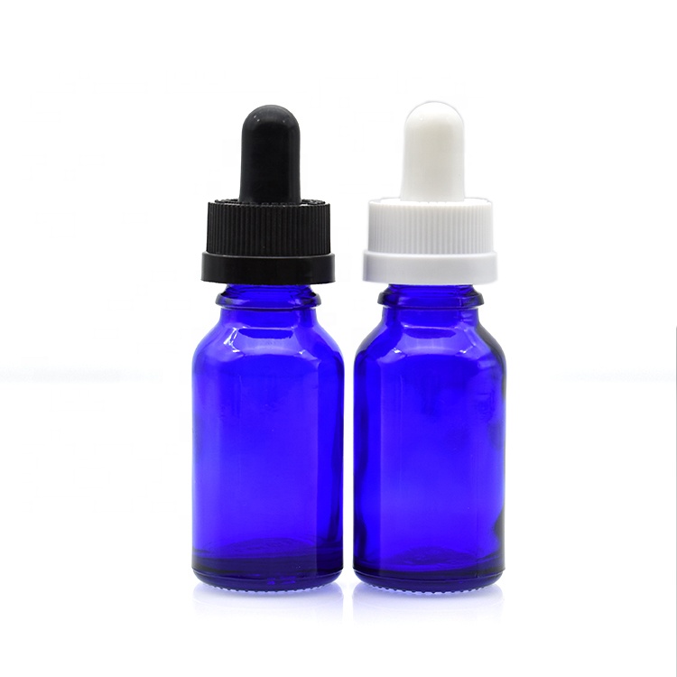 5ml 10ml eye face essential oil cosmetic packaging 30 ml glass dropper bottle for serum with black childproof cap