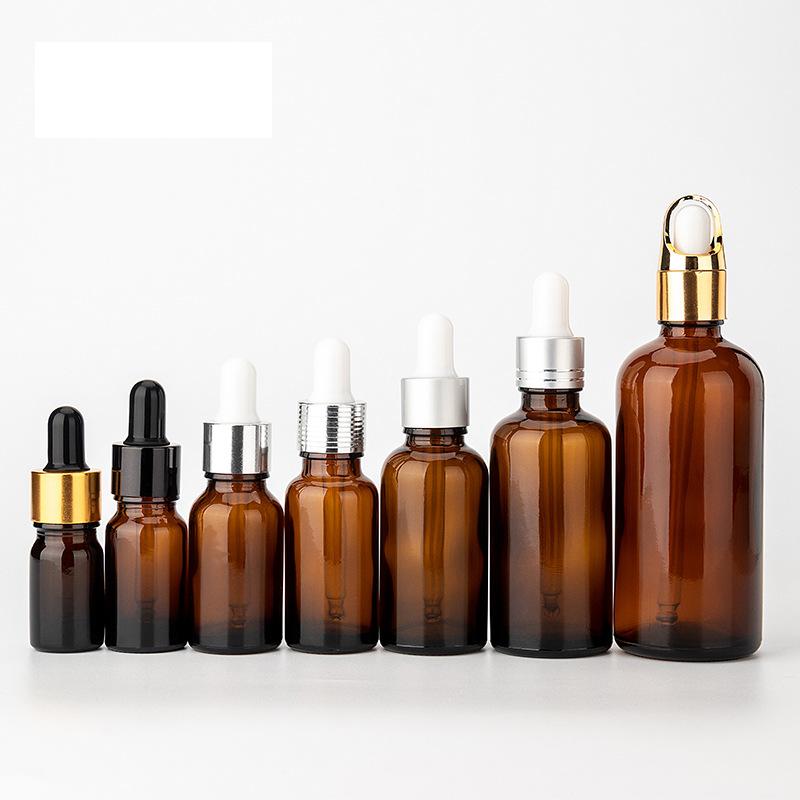 5ml 10ml glass amber essential oil glass bottle drop