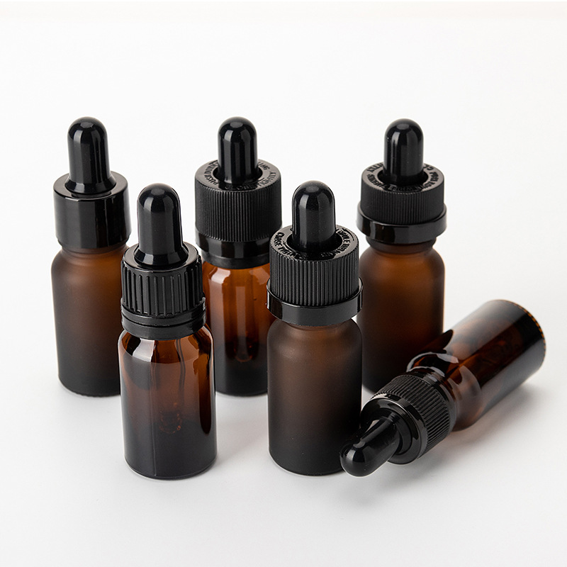 5ml 10ml glass amber essential oil glass bottle drop