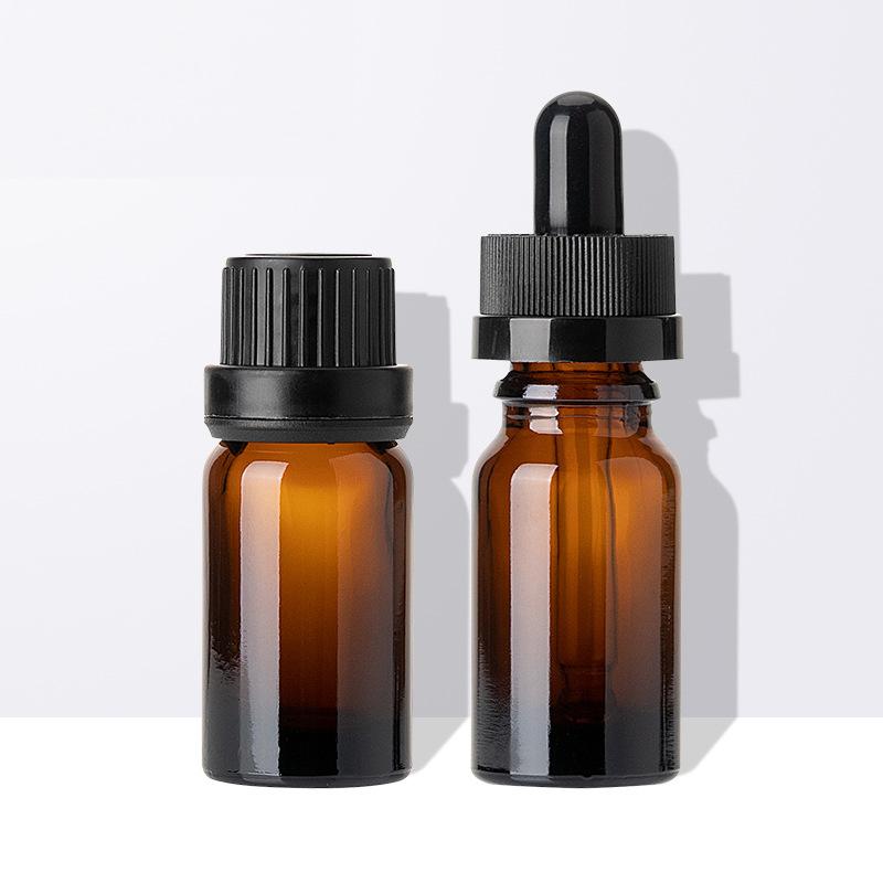 5ml 10ml glass amber essential oil glass bottle drop