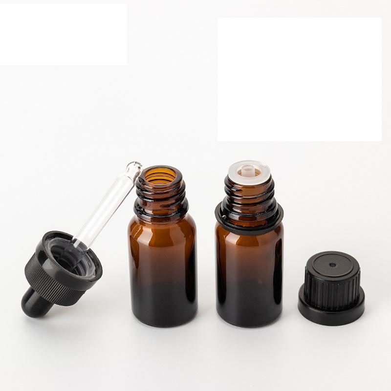 5ml 10ml glass amber essential oil glass bottle drop