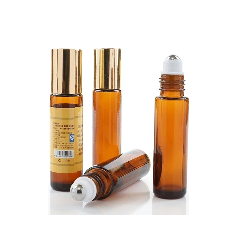 5ml 10ml glass amber essential oil roll on 10ml perfume glass bottle 5ml for eye cream