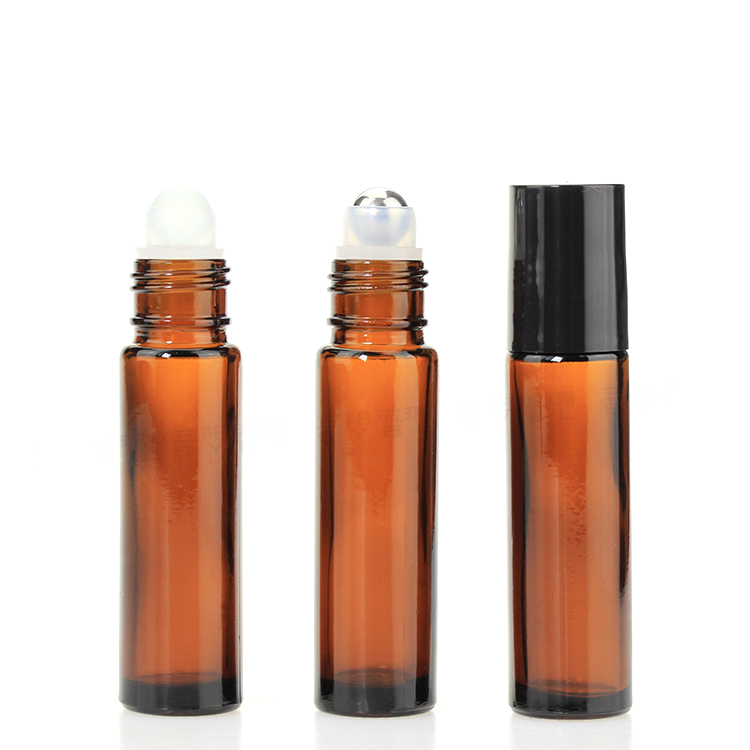 5ml 10ml glass amber essential oil roll on 10ml perfume glass bottle 5ml for eye cream