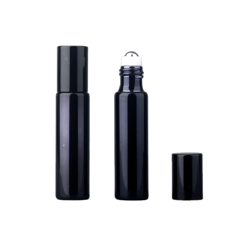 5ml 10ml glass roll-on perfume bottle 10ml UV glass roll on bottle with metal roller ball