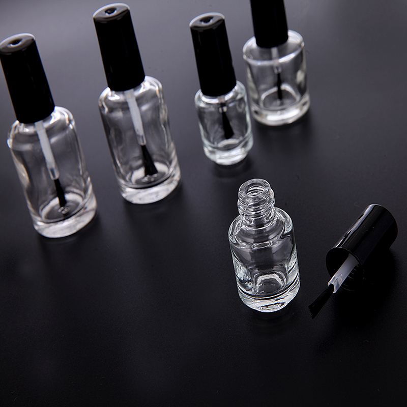 5ml, 15ml, 10ml empty square nail polish bottles with cap and brush for UV gel