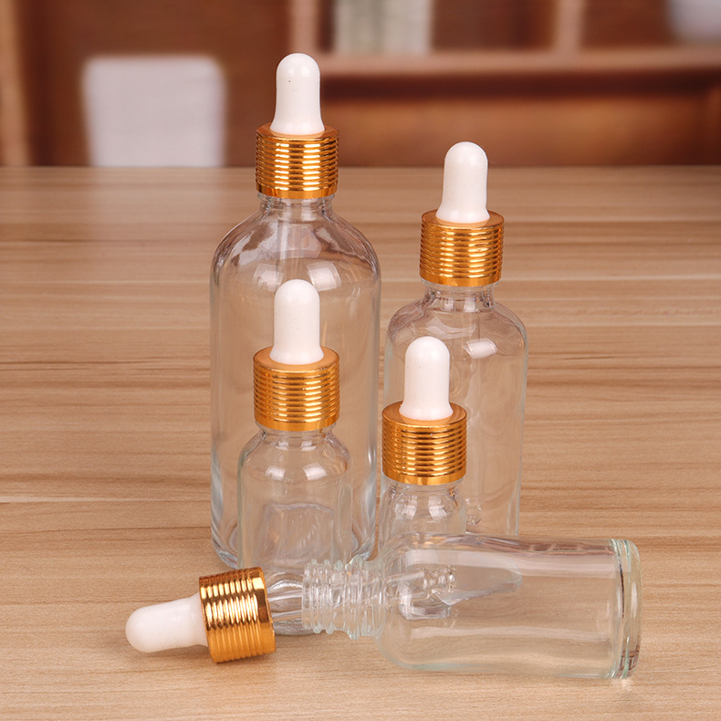 5ml 15ml 20ml 30ml 50ml 100ml amber glass dropper bottle essential oil bottle clear bottle