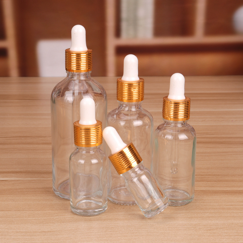 5ml 15ml 20ml 30ml 50ml 100ml amber glass dropper bottle essential oil bottle clear bottle