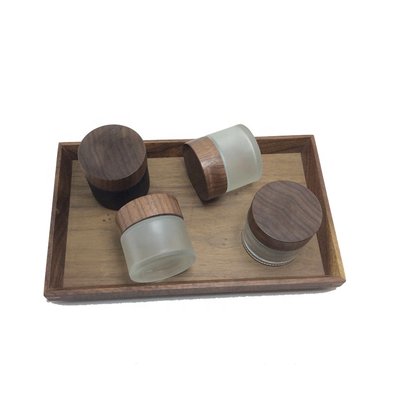 5ml 15ml 20ml 30ml 50ml Glass Bamboo Dropper Frosted Amber Essential Oil Bottle with Child Resistant Cap