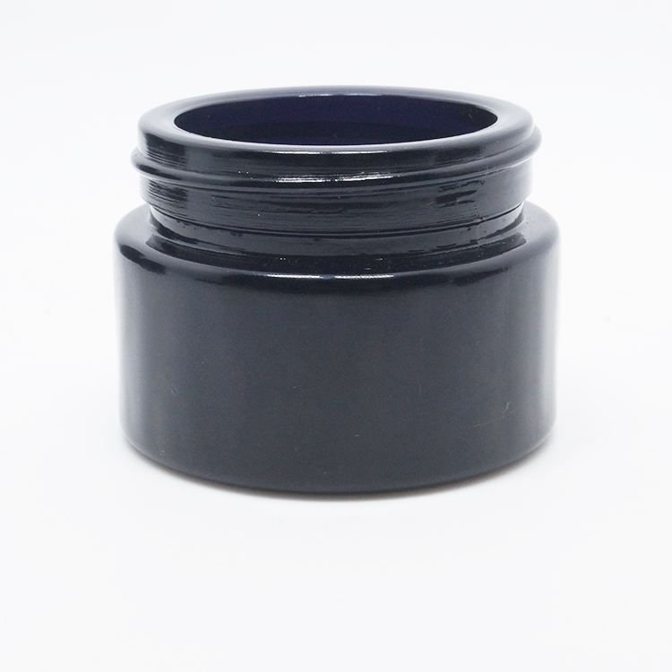 5ml 15ml 30ml 50ml 100ml 150ml 200ml 250ml dark violet glass jar glass bottle with plastic lid metal lid