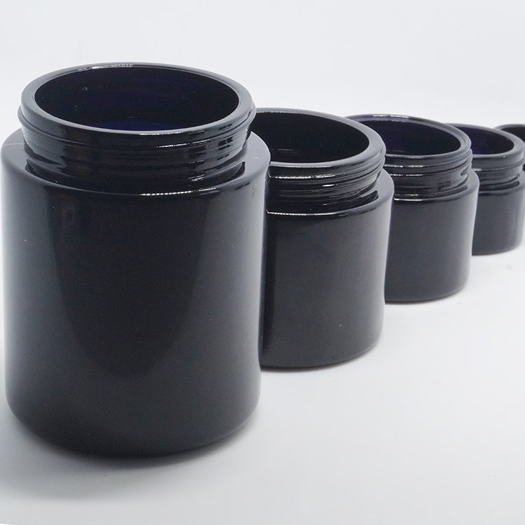 5ml 15ml 30ml 50ml 100ml 150ml 200ml 250ml uv glass jar glass jar glass bottle with plastic lid metal lid