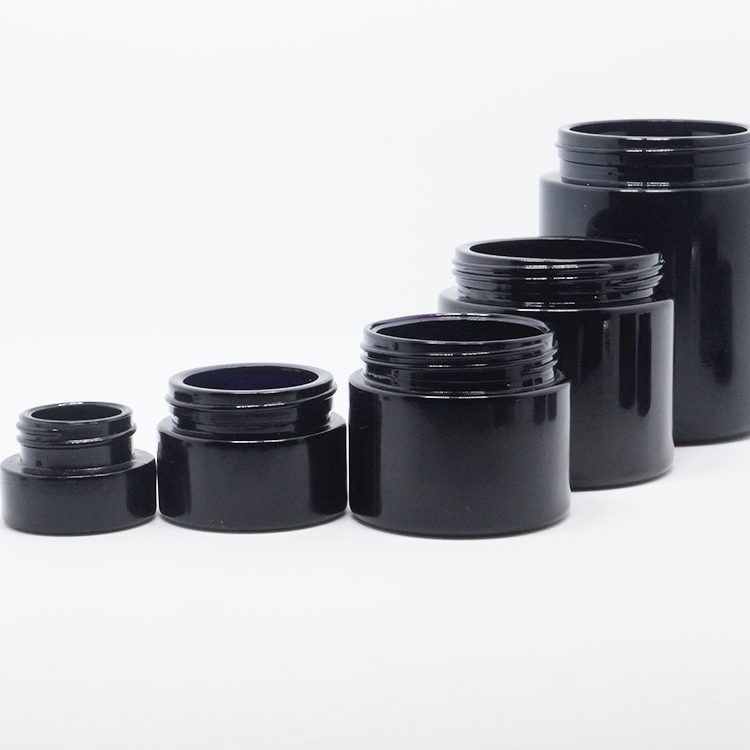 5ml 15ml 30ml 50ml 100ml 150ml 200ml 250ml uv glass jar glass jar glass bottle with plastic lid metal lid